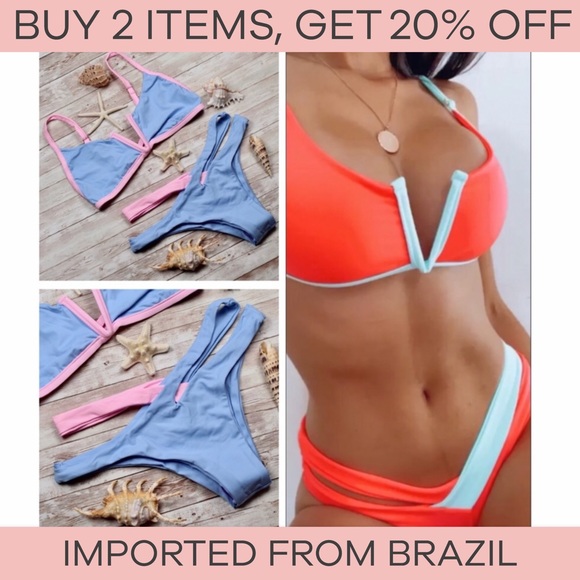 High quality Brazilian bikini set - top & bottom - Picture 2 of 16